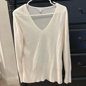 Cream sweater size L